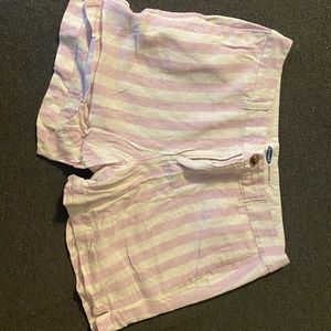 Pink stripe shorts